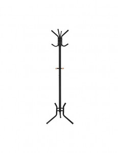 Cuier tip pom, Songmics, Metal, Negru, 176 cm - Img 1