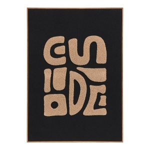 Decoratiune de perete, Natural , 2.5x50x70 cm - Img 5