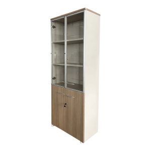 Dulap birou Lictra, Bej, 80x40x200 cm - Img 2