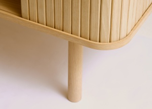 Dulap CAVO, Stejar deschis, 40x113x90 cm