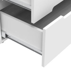 Dulap cu sertare Afina Pako World Alb 90x44x101 cm - Img 5
