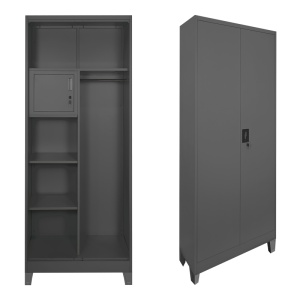 Dulap din metal, compartimentat,, Zogi, Pako, Antracit 70x40x190 cm