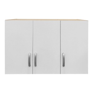 Dulap haine cu 3 usi Lego Alb 90x41.5x60 cm - Img 4
