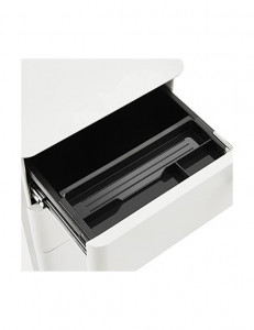 Dulap mobil cu incuietoare, Songmics, Alb, OFC030W01, 30 x 46 x 59 cm - Img 6