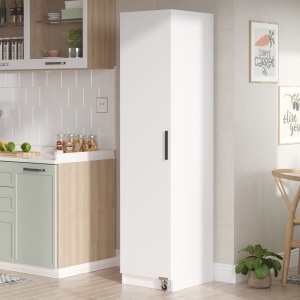 Dulap multifuncțional Va1 Alb 41.7x176.4x44.3 cm - Img 2