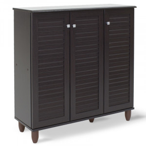 Dulap pantofi SANTΟ 16 perechi wenge 89.5x34.5x91.5cm - Img 4