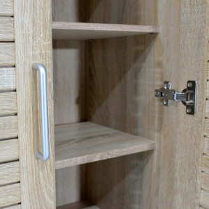 Dulap Pantofi Sante 21 Perechi Sonoma 60x37x183 cm - Img 4