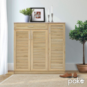 Dulap Pantofi Sante 30 Perechi Sonoma 120x37x123 cm - Img 3