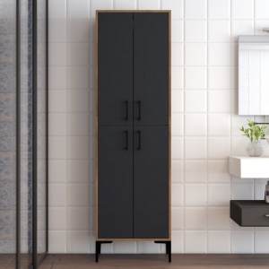 Dulap Pentru Baie Berlina Walnut-Antracit - Img 2