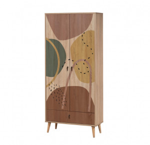 Dulap pentru haine City, Multicolor - Img 2