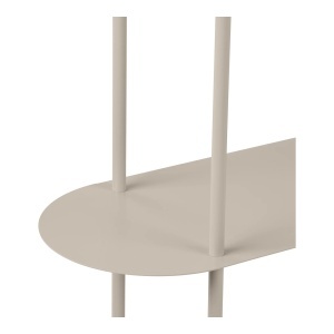 Etajera metalica joasa Rieti, Nisip , 118x31x97 cm