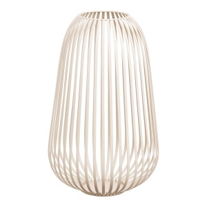 Felinar decorativ Stoense , Bej , 24.5x24.5x40 cm - Img 5