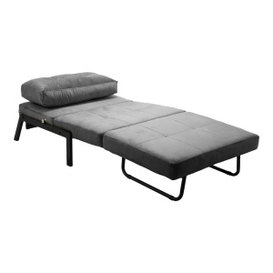 Fotoliu extensibil Fancy Pako World Gri 95x98x70 cm - Img 3