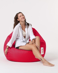 Fotoliu puf de gradina Premium Rosu 115x130x39 cm - Img 13