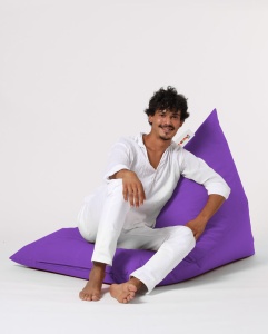 Fotoliu puf de gradina Pyramid Violet 145x90x35 cm - Img 11