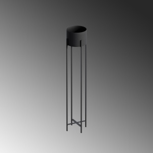 Ghiveci decorativ GED Negru 23x108x23 cm - Img 5