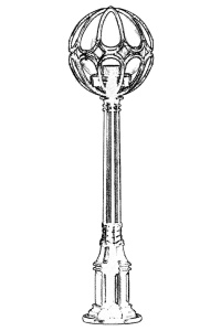 Lampadar de exterior M3B Negru 95x23 cm - Img 2