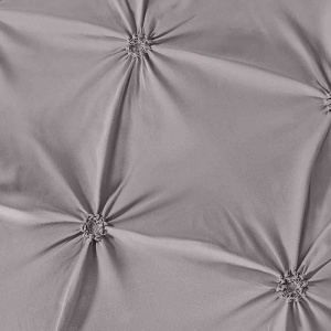 Lenjerie cu Elastic 160x200 Rynker Gri 6 Piese (Finet) - Img 2