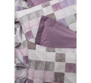Lenjerie Maro Rose cu elastic 160x200 (Bumbac 100%) - Img 3