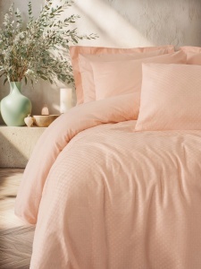 Lenjerie Plaid Somon (Bumbac 100%)