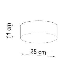 Lustra Arena Alb 25x25x11 cm - Img 7