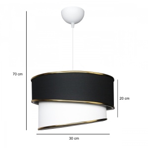 Lustra AYD-3629 Negru 20x30x70 cm - Img 3