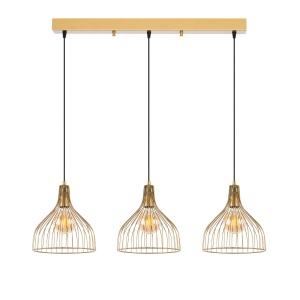 Lustra Cafu Auriu 94x25x121 cm - Img 5
