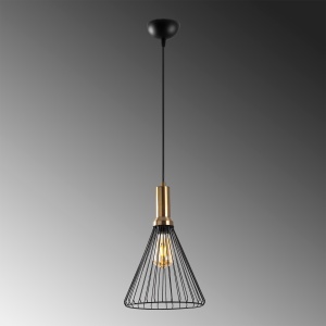 Lustra Dear Negru 24x24x140 cm - Img 6