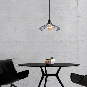 Lustra Depay Negru 36x36x120 cm