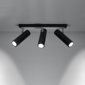 Lustra Direzione Negru 45x6x20 cm - Img 3