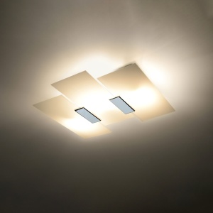 Lustra Fabiano Crom 40x42x7 cm - Img 3