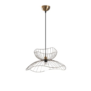 Lustra Farac Caramiziu 50x50x121 cm - Img 2