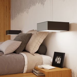 Lustra Horus Negru 35x35x11 cm - Img 8