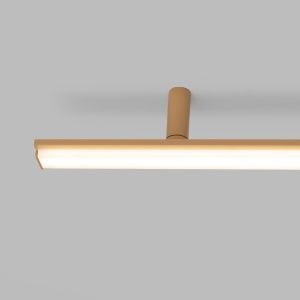 Lustra LED Lagom Auriu 4000K 181x4x7 cm - Img 5
