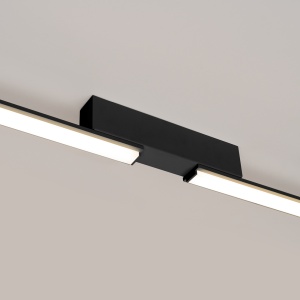 Lustra LED Lagom Negru 3000K 181x4x7 cm - Img 6