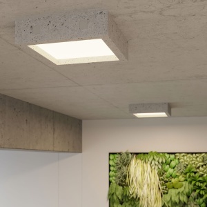 Lustra LED Riza Gri 3000K 33x33x8 cm - Img 9