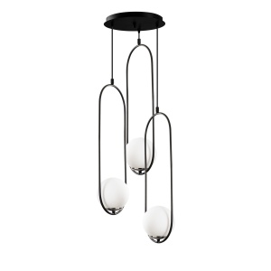 Lustra Mudoni Negru 44x146 cm - Img 3