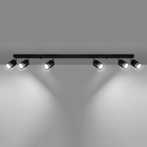 Lustra Nero Argintiu 117x5x18 cm - Img 3