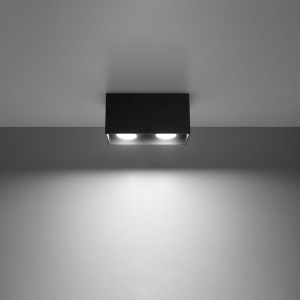 Lustra Quad Negru 20x10x10 cm - Img 3