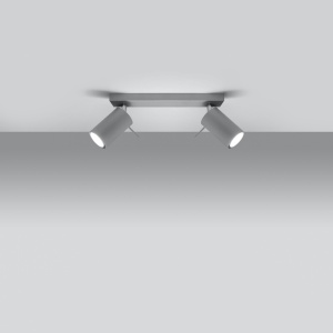 Lustra Ring Gri 30x6x16 cm - Img 3