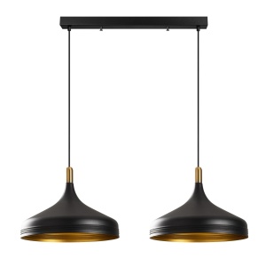 Lustra Saglam Negru 68x36x132 cm - Img 2