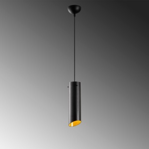 Lustra Sivani Negru 8x8x114 cm - Img 4