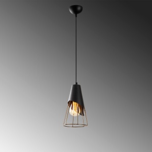 Lustra Sivani Tel Negru 17x17x124 cm - Img 4