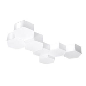 Lustra Sunde Alb 30.5x26.5x13.5 cm - Img 4