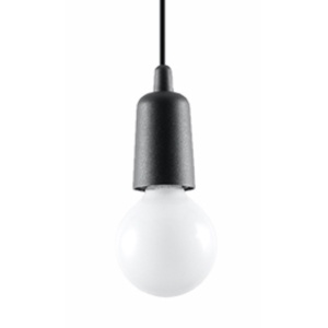 Lustra suspendata Diego Negru 9x9x90 cm