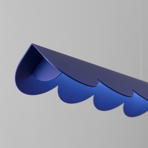 Lustra suspendata LED Biscuit Ultramarine 4000K 131x13x200 cm - Img 4