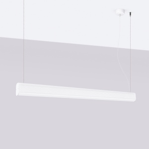 Lustra suspendata LED Farge Alb 4000K 120x8x150 cm - Img 2