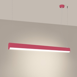 Lustra suspendata LED Farge Roz 3000K 120x8x150 cm - Img 3