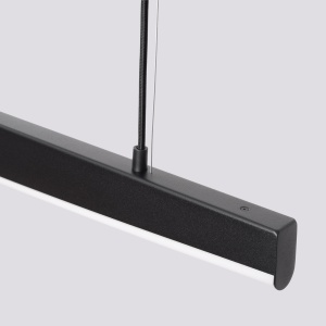 Lustra suspendata LED Jorun 120 Negru 3000K 120x3x210 cm - Img 7