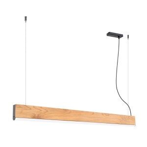Lustra suspendata LED Lykke Stejar 3000K 120x3.5x150 cm